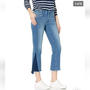 Madison Bleeker Crop Flare Jeans Women's 25 Blue Boho Retro Y2K 90s